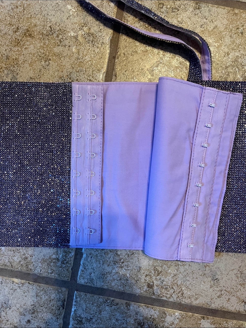 12th Tribe Purple Sparkle Sequin Cami Tank Size Small NWT - Picture 5 of 12